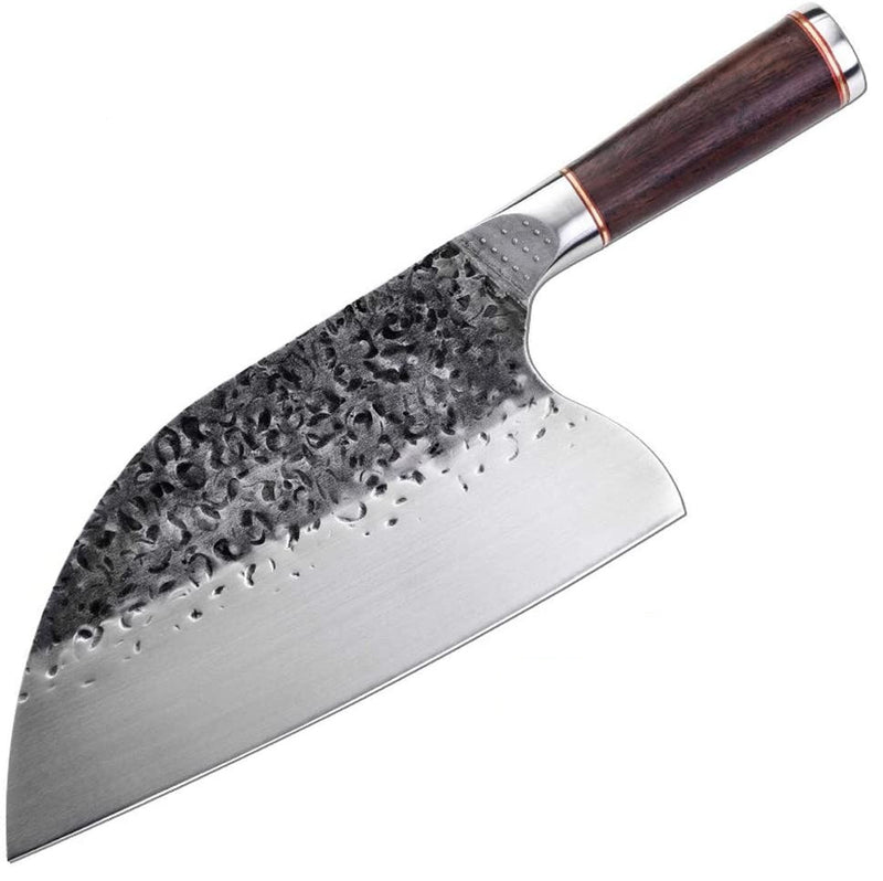 Hammer brushed kitchen knife