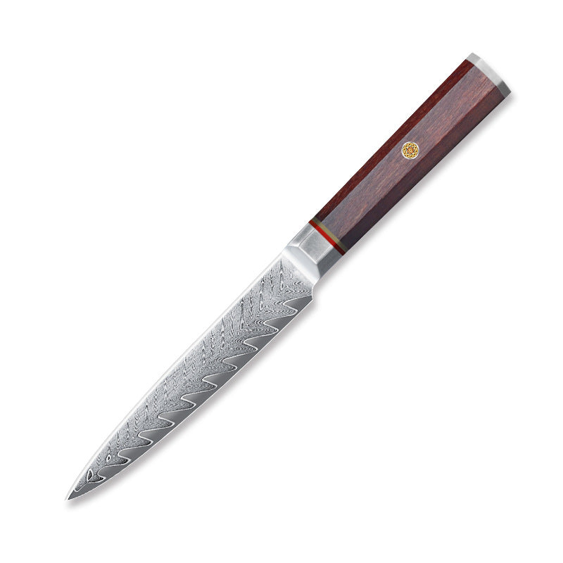 Damascus steel octagonal handle series kitchen knife