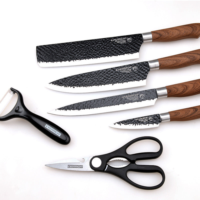 Stainless steel kitchen knife combination knife