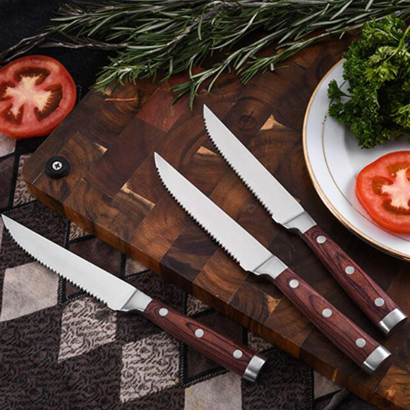 Six piece steak knife set